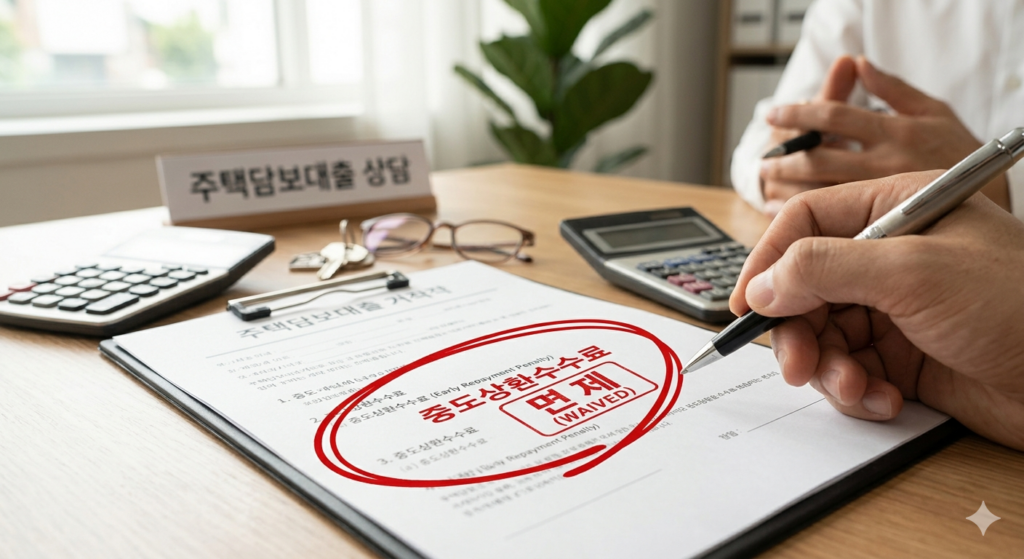 부동산 담보대출 중도상환수수료 없이 대환
