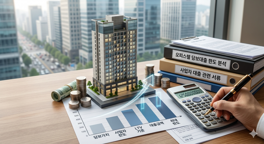 오피스텔 사업자 담보대출 한도