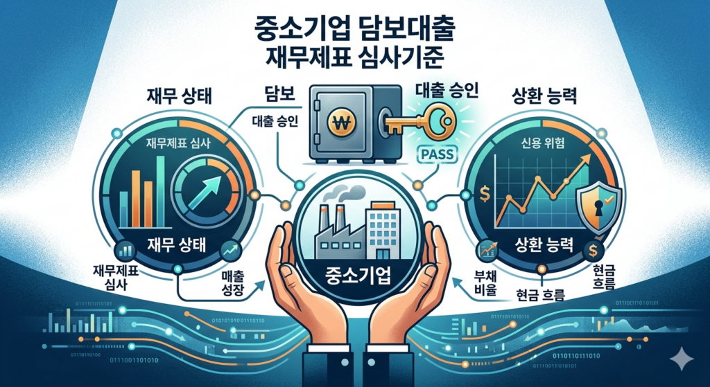 중소기업 담보대출 재무제표 심사기준
